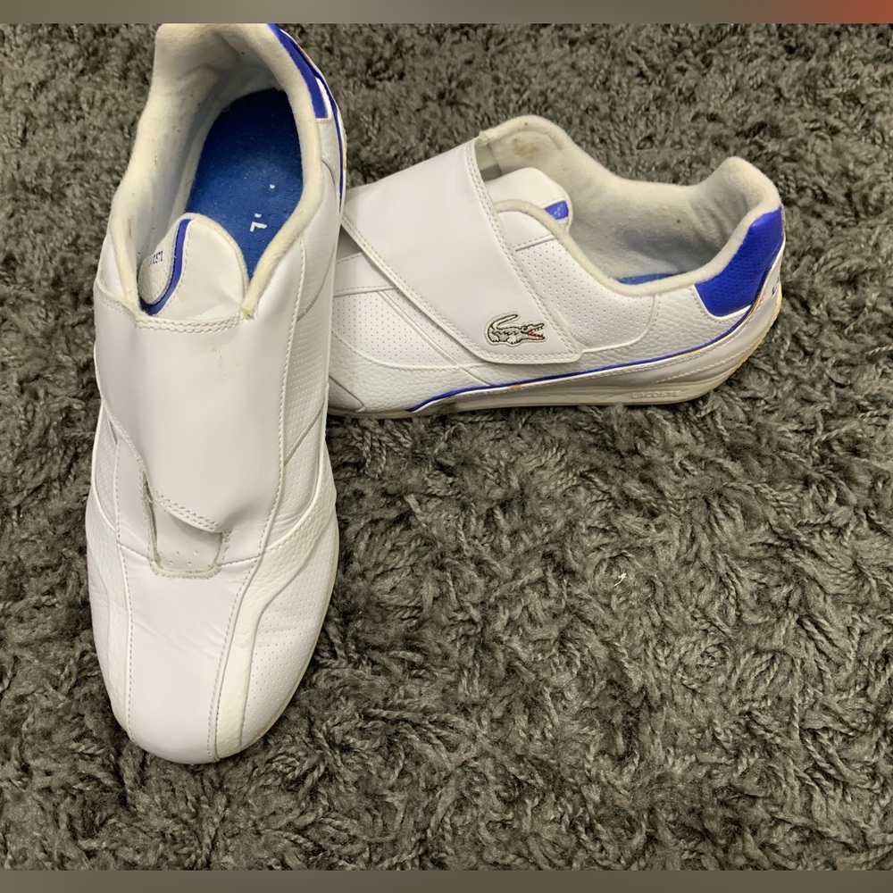 Lacoste Radium, wht/blu, size 10